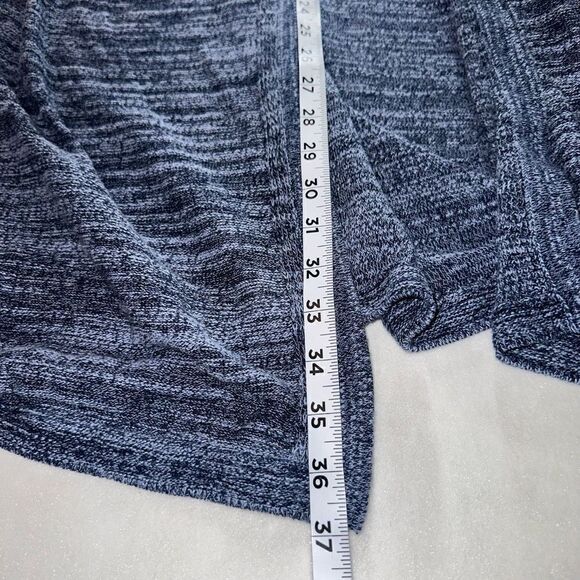 J. Jill PureJill Womens Linen Blend Sweater Cardigan Duster Length Blue Medium - Picture 8 of 10